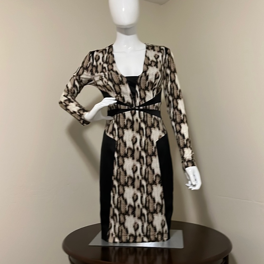 Just Cavalli (Roberto Cavalli) Italian Size 42 Snake Print Dress